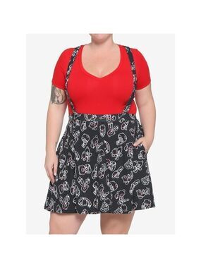 Gloomy Bear Outline Suspender Skirt Plus Size 2